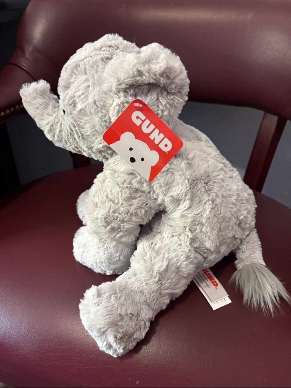 Gund Cozys Collection Grey Elephant Plush #6049951 — NWT